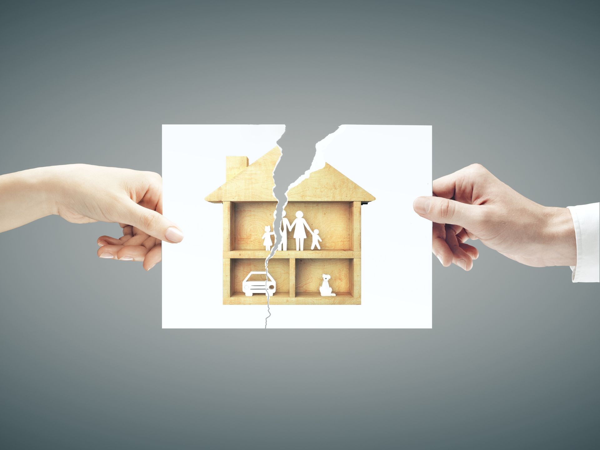 Divorce et logement familial, partage d'un bien immobilier