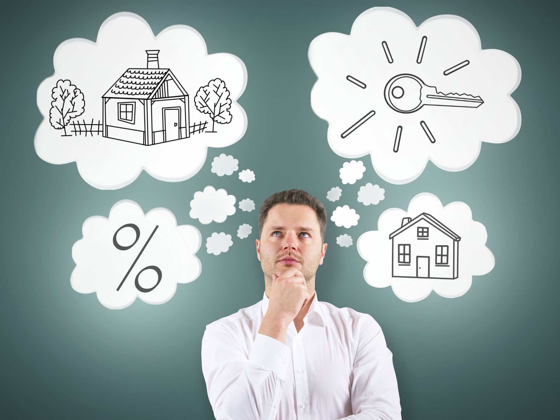 Décomposition du coût total d'un crédit immobilier sur vingt ans